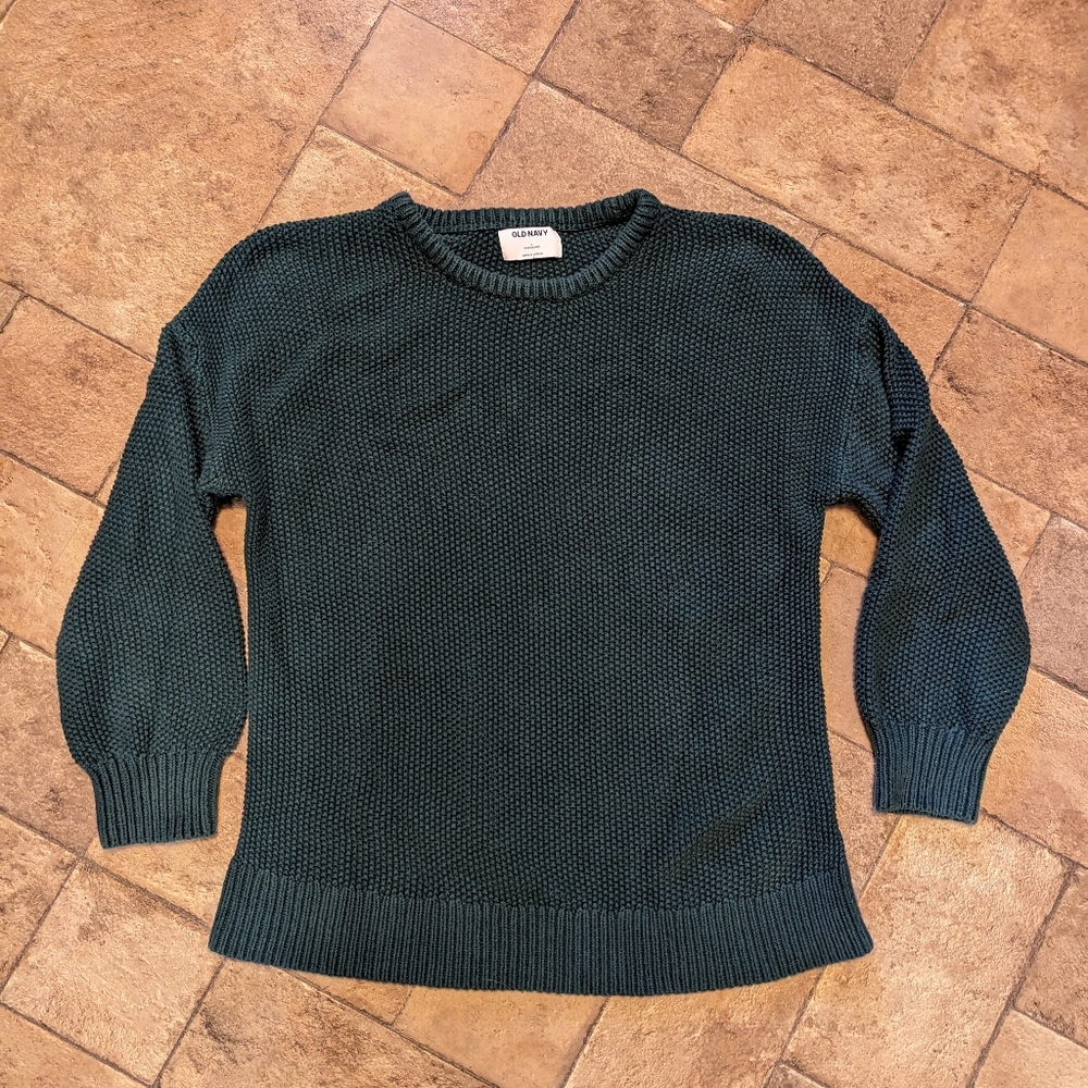 Women's Dark green (emerald) tunic Sweater Size Large